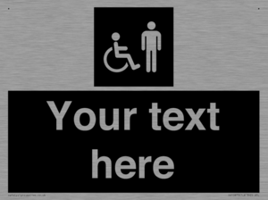 Custom information: black panel disabled and male